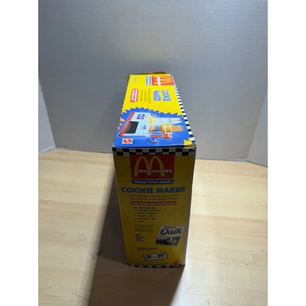 Vintage 93 McDonald's Happy Meal Magic Cookie Maker - Missing Parts Damaged Box